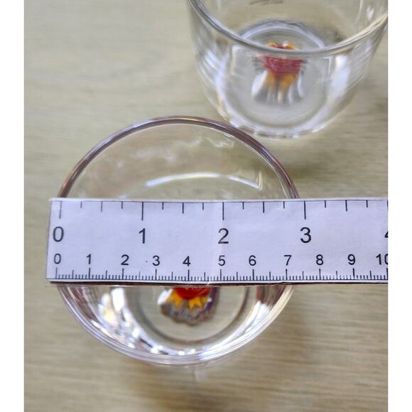 GLASSES-Old Fashion/Rocks-Jim Beam Collector-Clear-Emblem on Bottom-Set of 4 - Picture 9 of 9